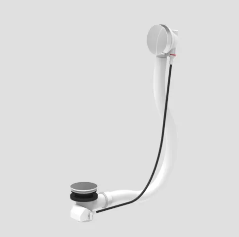 Ab-u.Überlaufgarnitur BASIC, flexibler Überlauf, ohne Geruchsverschluss