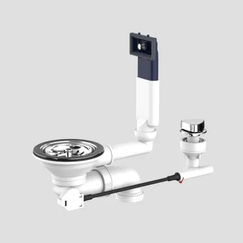 Körbchen-Ablaufgarnitur G3 1/2 mit Überlauf