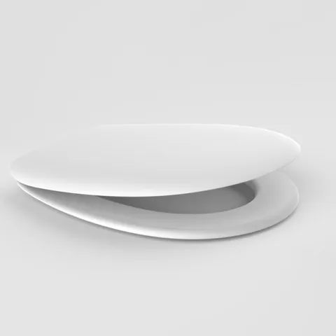 WC-Sitz 1200 (sanline), Thermoplast, Edelstahlscharniere