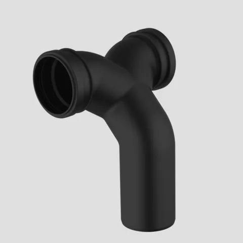 Wand-WC Doppelbogen 90 Grad DN90 / 90 / 90 gekröpft