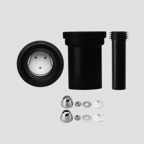 WC-Anschlussset DN100 Rattensperre, Befestigungsset