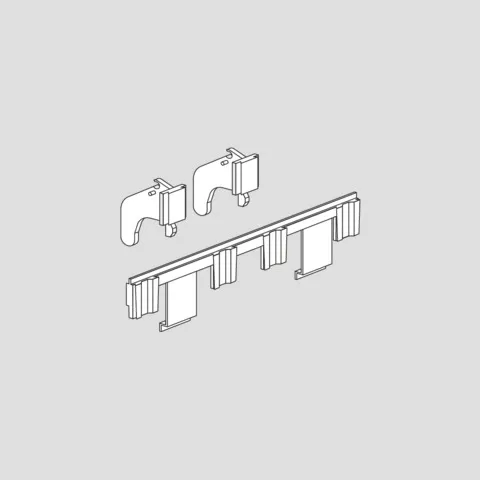 SANIT Befestigungsleiste F102 mit Niederhalter