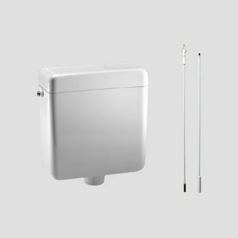 SANIT Spülkasten junior jet (6L) hochhängend mit Zugstab weiß