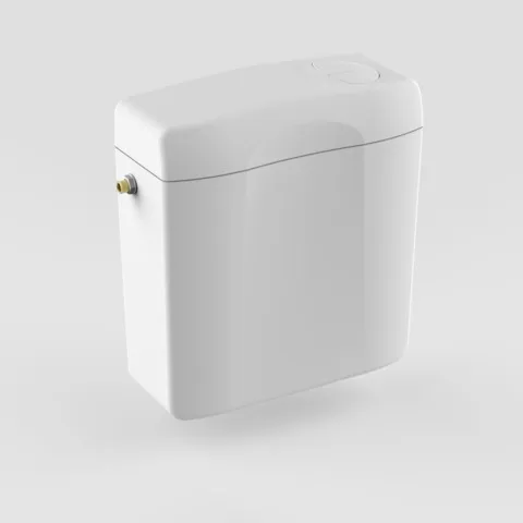 SANIT Spülkasten 961/2V (topstar duo) 6-9L ohne Eckventil weiß