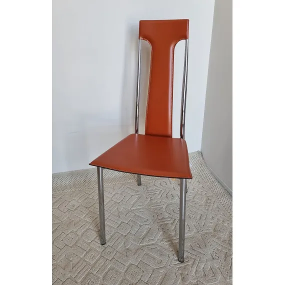 Sessel Ambra aus Leder mit hoher Rückenlehne Bontempi Outlet