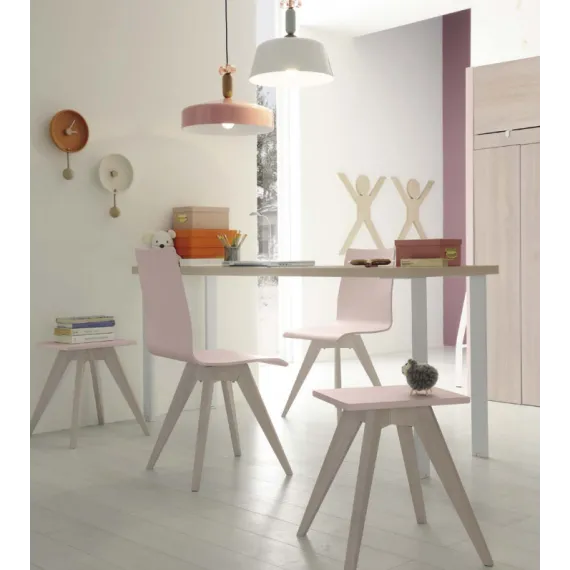 Stuhl Flo Colombini Casa aus Holz