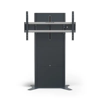 SMS Presence Floor - motorisch höhenverstellbarer Standfuß - Update 2021 - bis 84” | max. VESA 1000x600| Traglast 150kg | darkgrey