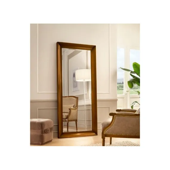 Spiegel mit Holzrahmen Blick Le Fablier