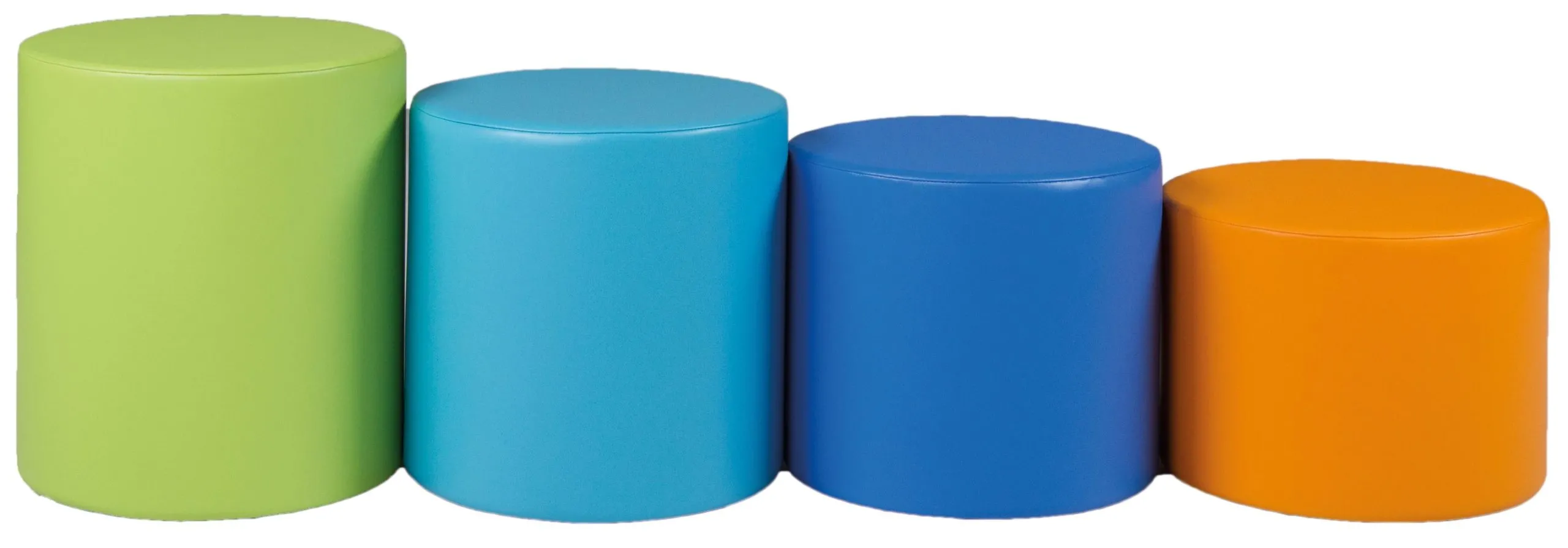 Sitzelement Spot XL, Hocker aus Kunstleder, Ø 56 cm