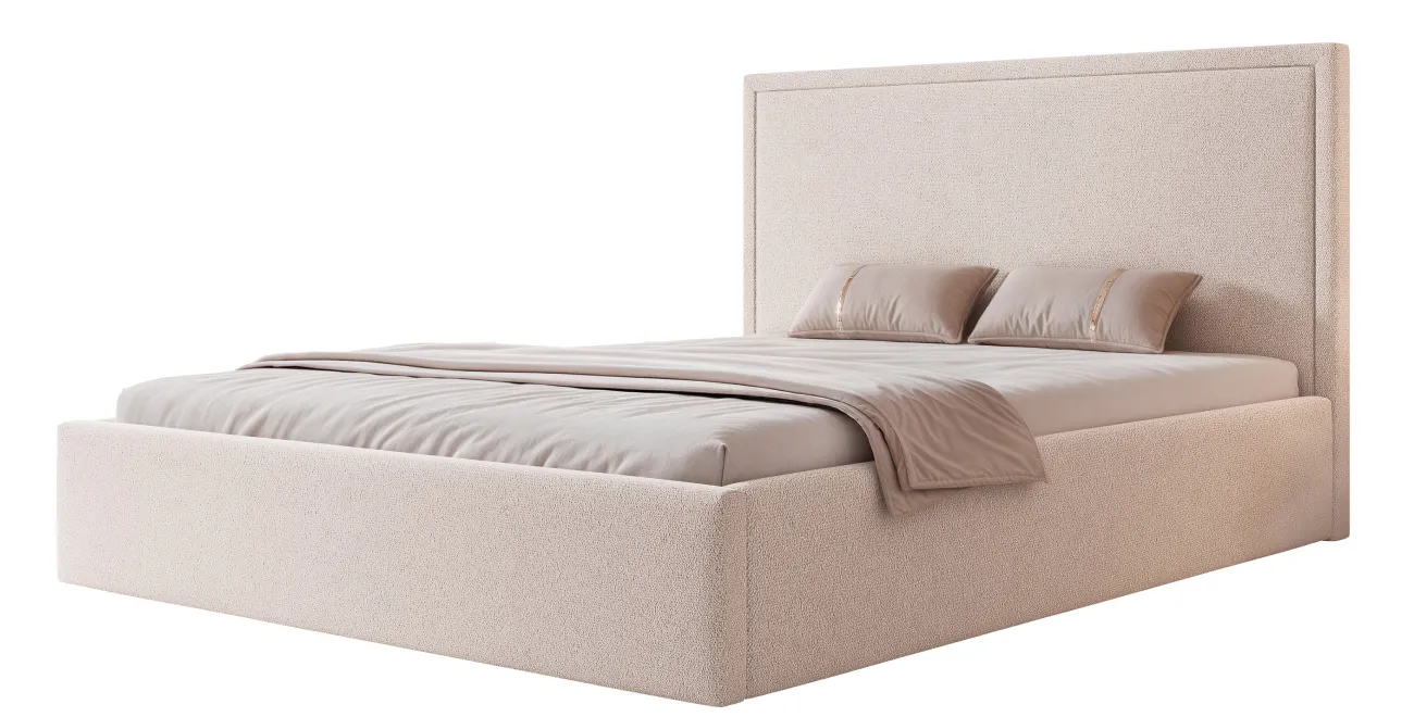 Polsterbett Asuro 140x200 Doppelbett Bettgestell Lattenrost