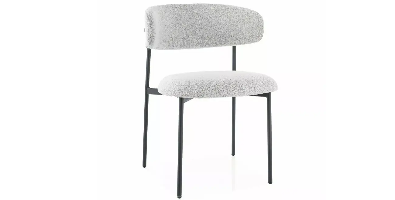 Polsterstuhl Stuhl Elyse Beige, Schwarz