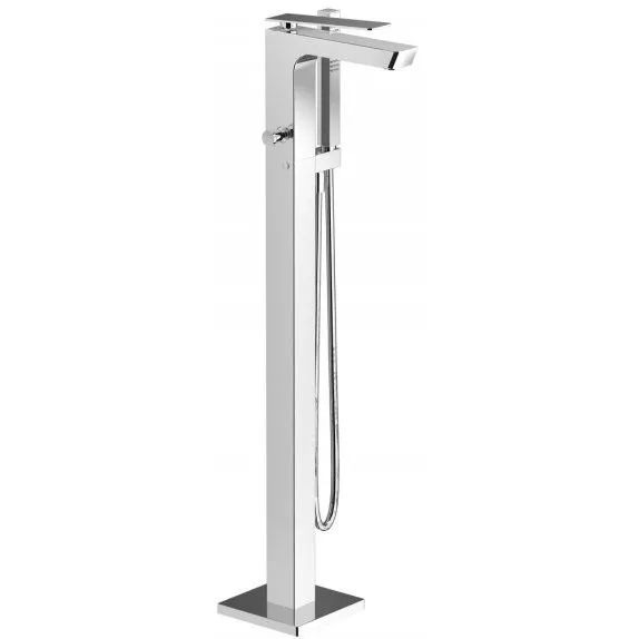 IB RUBINETTERIE K3 BODENSTEHENDER BADEWANNENRAND MIT VERCHROMTEM DUSCHSET