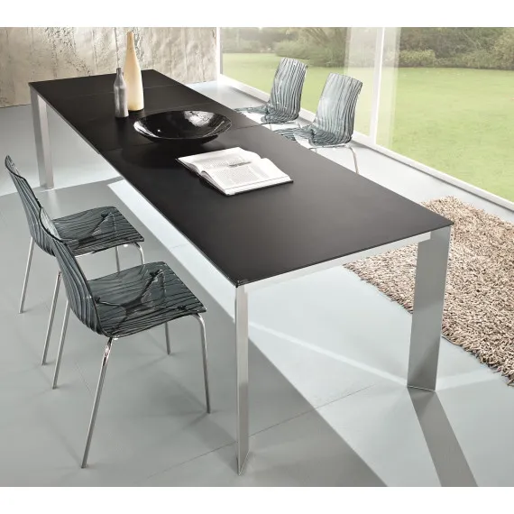 Rechteckiger ausziehbarer Glastisch Friulsedie Metis
