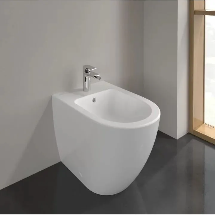 VILLEROY&BOCH SUBWAY 2.0 ALPIN WEISSES BIDET WANDBÜNDIG