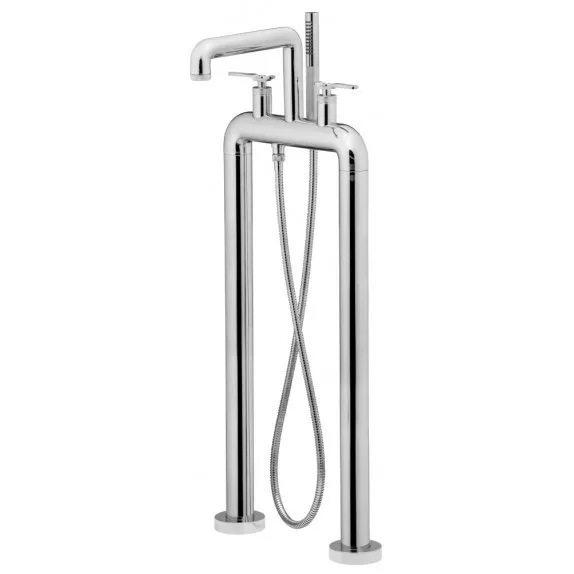 IB RUBINETTERIE BOLD BODENSTEHENDER ZWEISÄULIGER BADEWANNENRAND MIT DUSCHVOR. CH