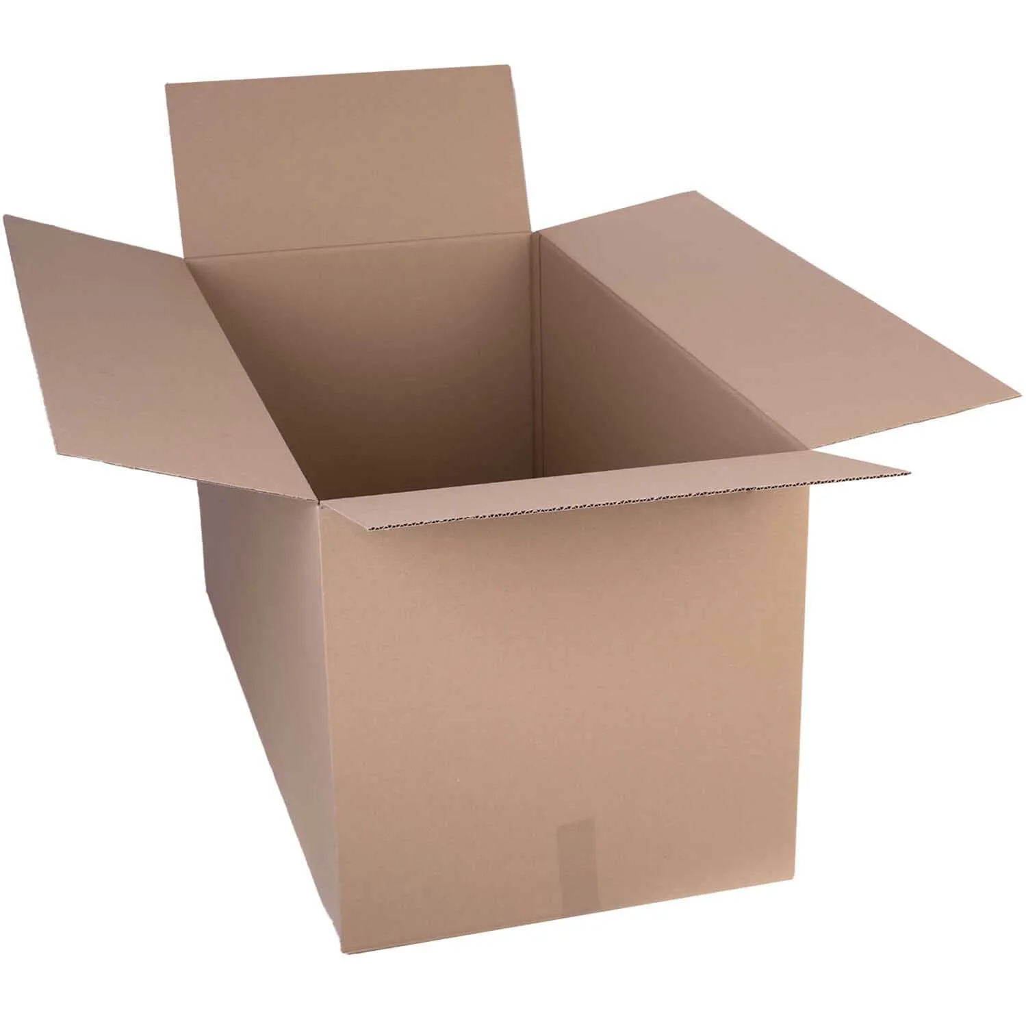 Einwelliger Versandkarton | LxBxH 1200 x 600 x 600 mm | Belastbar bis 20 kg | Braun