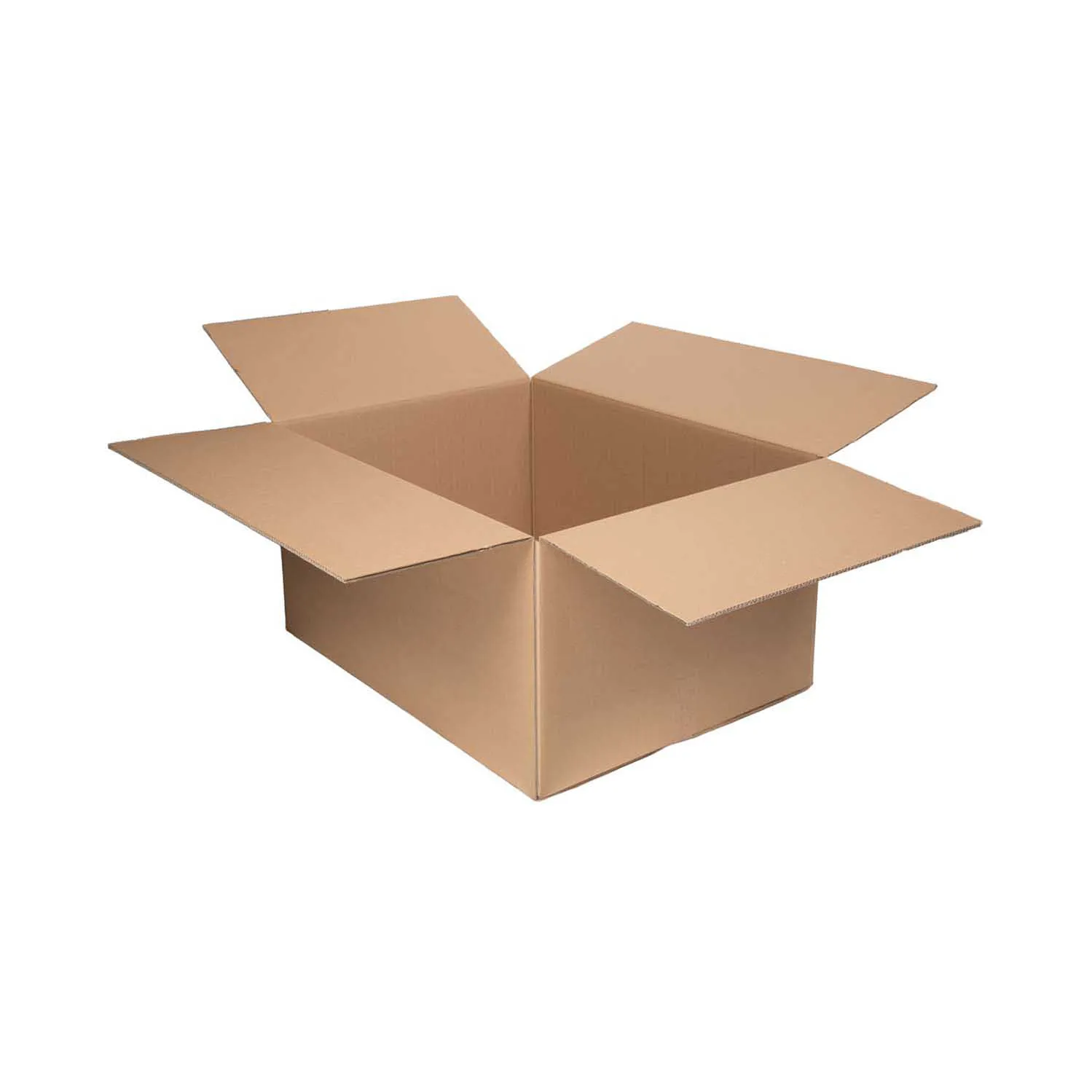 Zweiwelliger Versandkarton | LxBxH 800 x 600 x 400 mm | Belastbar bis 30 kg | Braun