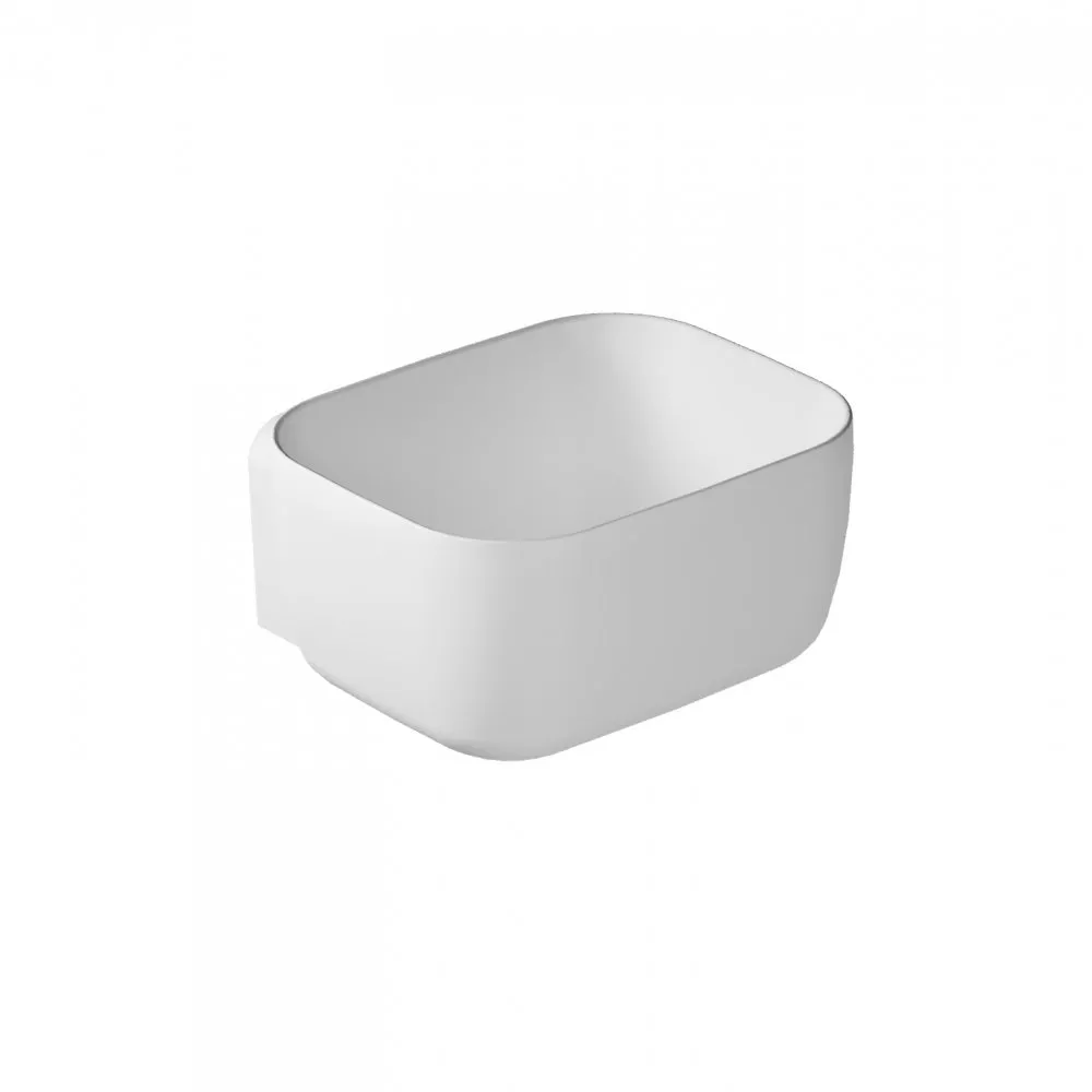 GALASSIA LOLA WANDHÄNGENDES WASCHBECKEN WEISS 50X45,5