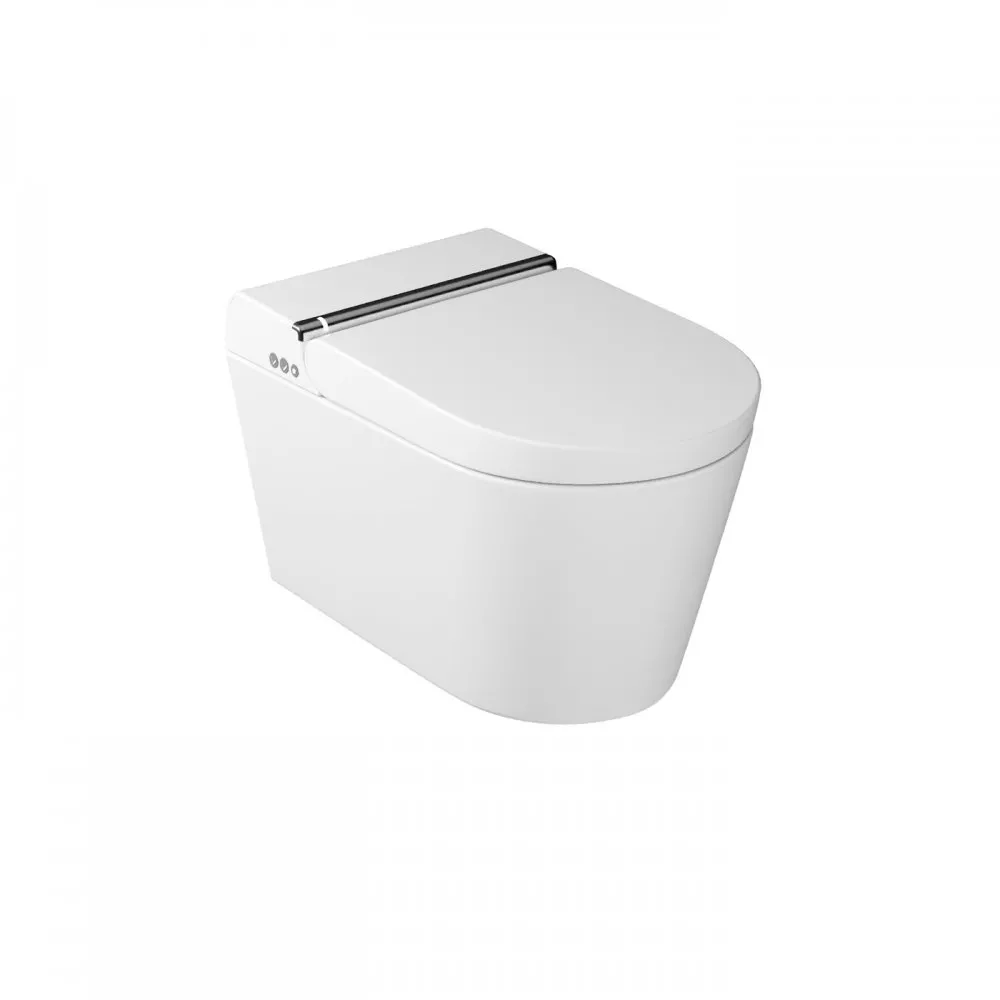 GALASSIA HYGEA SMART WAND-WC MIT SOFT-CLOSE-DECKEL UND INTEGRIERTEM BIDET