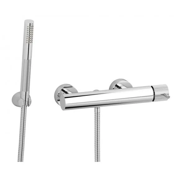 IB RUBINETTERIE INDUSTRIA AUSSENBRAUSEBATTERIE CHROM INKLUSIVE BRAUSEGARNITUR