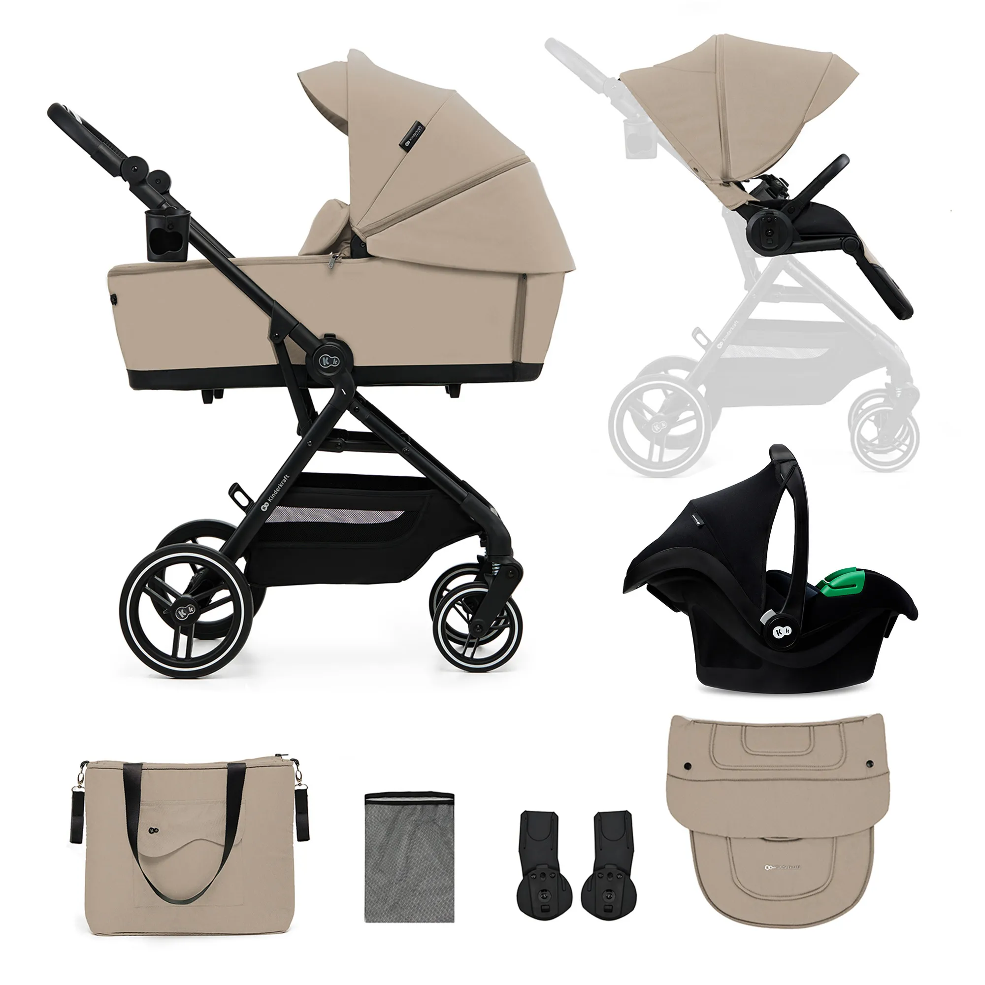 Kinderwagen 3in1 YOXI beige 701365