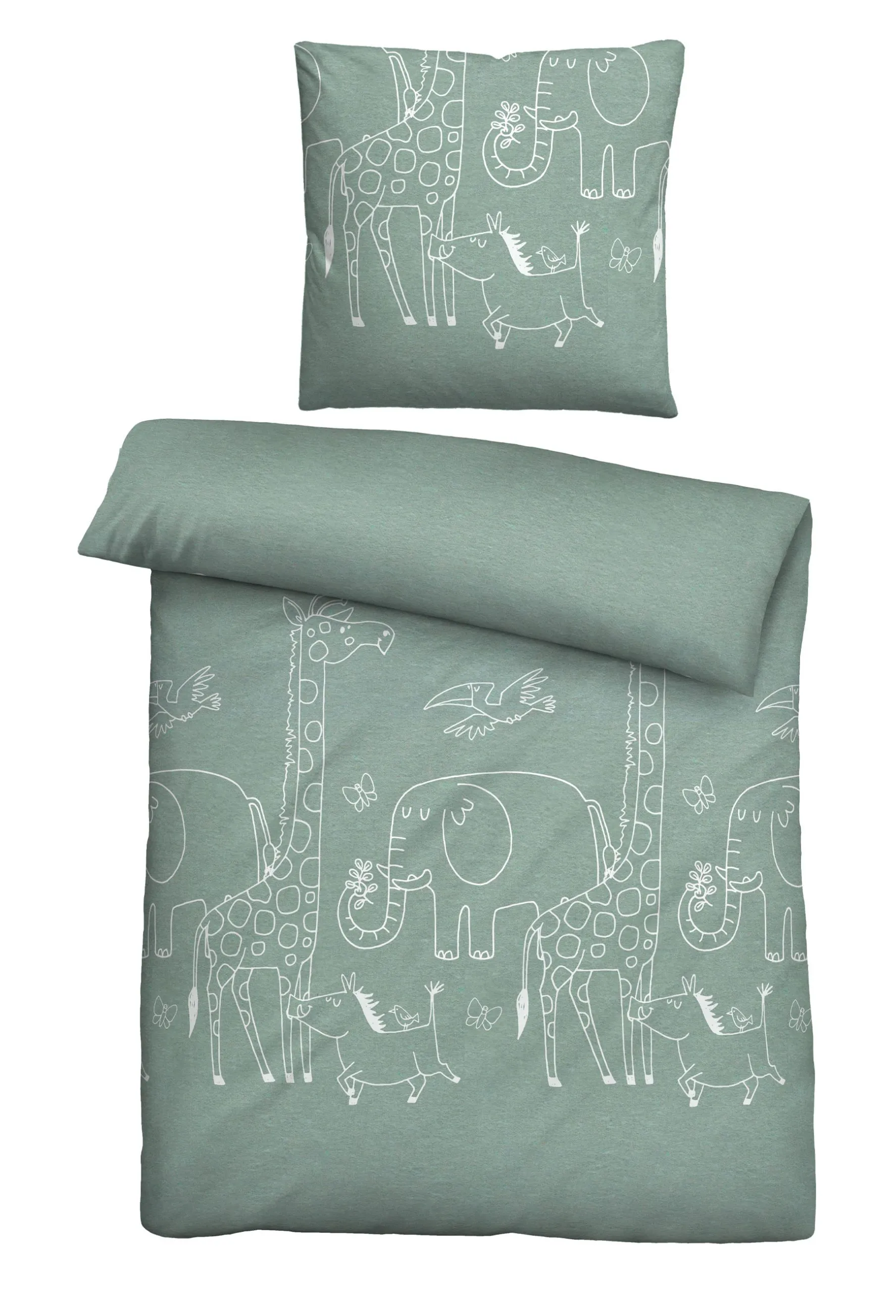 Bettwäsche MELANGE fichte 704213