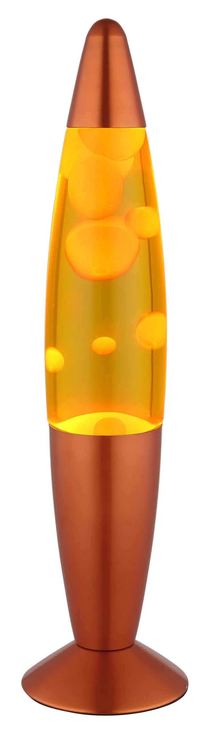 Lavaleuchte LED BUBBLE orange 711663