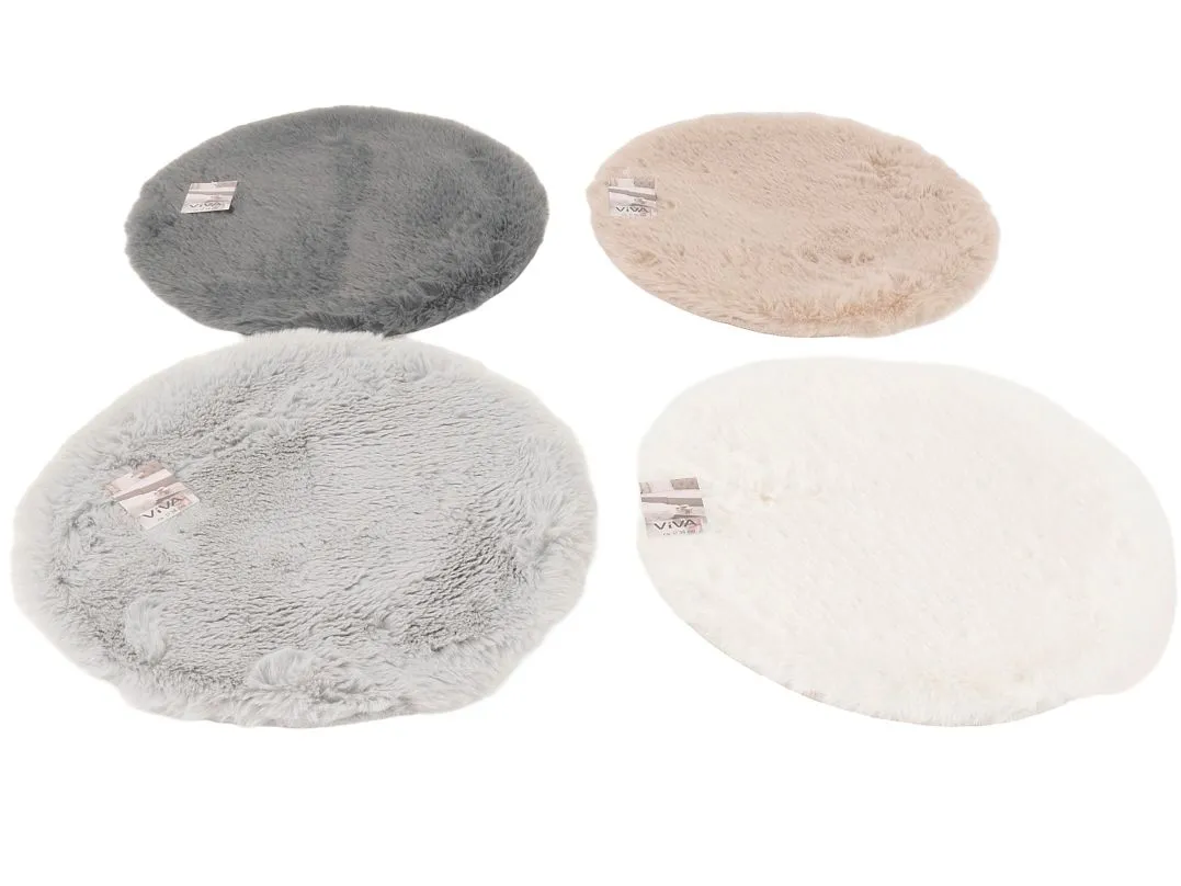 Kunstfell KUSCHEL rund 714148