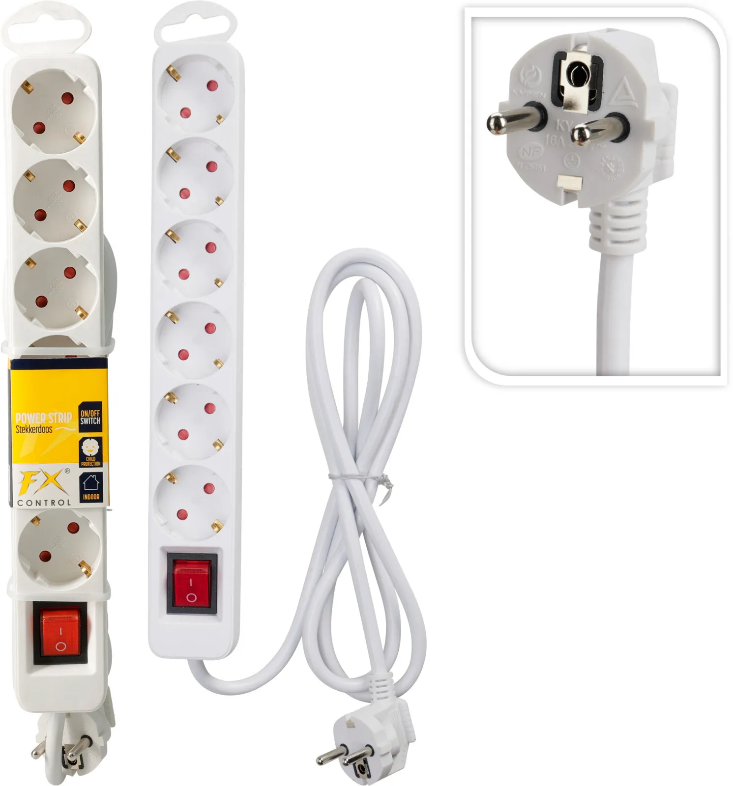 Steckdosenleiste BASIC weiß 718470