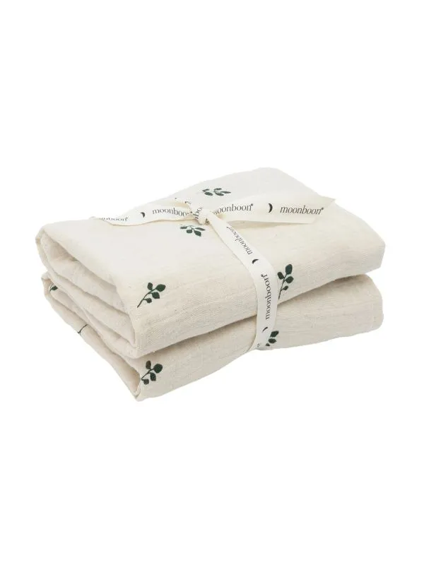 Moonboon Hydrophile Tücher - Leaf - 2er-Pack