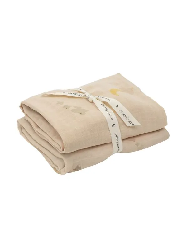 Moonboon Hydrophile Tücher - Over the Moon - 2er-Pack