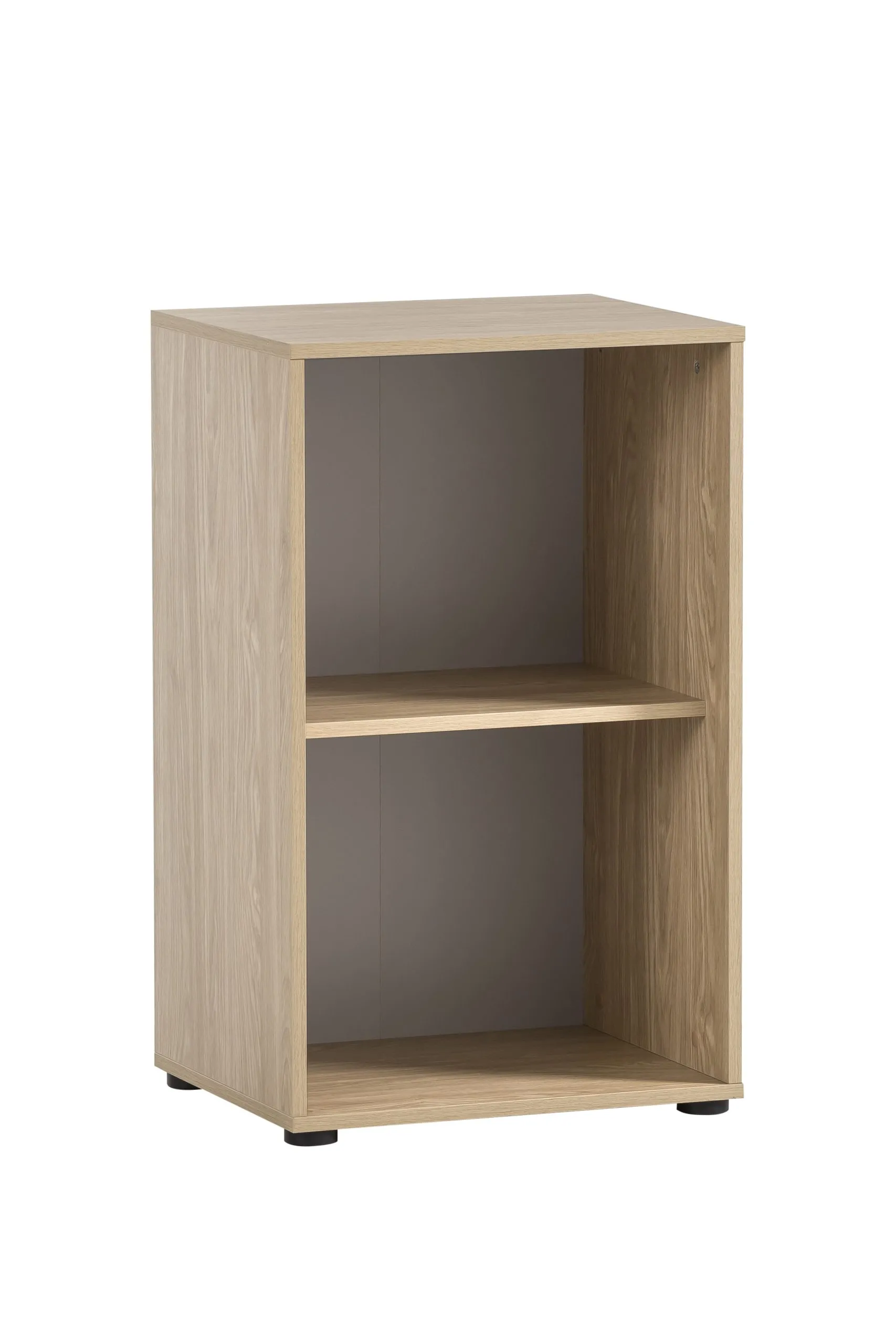 Möbelpartner Aktenregal Swan | Small | HxBxT 84x51x41cm | 2 Fächern | Eiche/Weiß