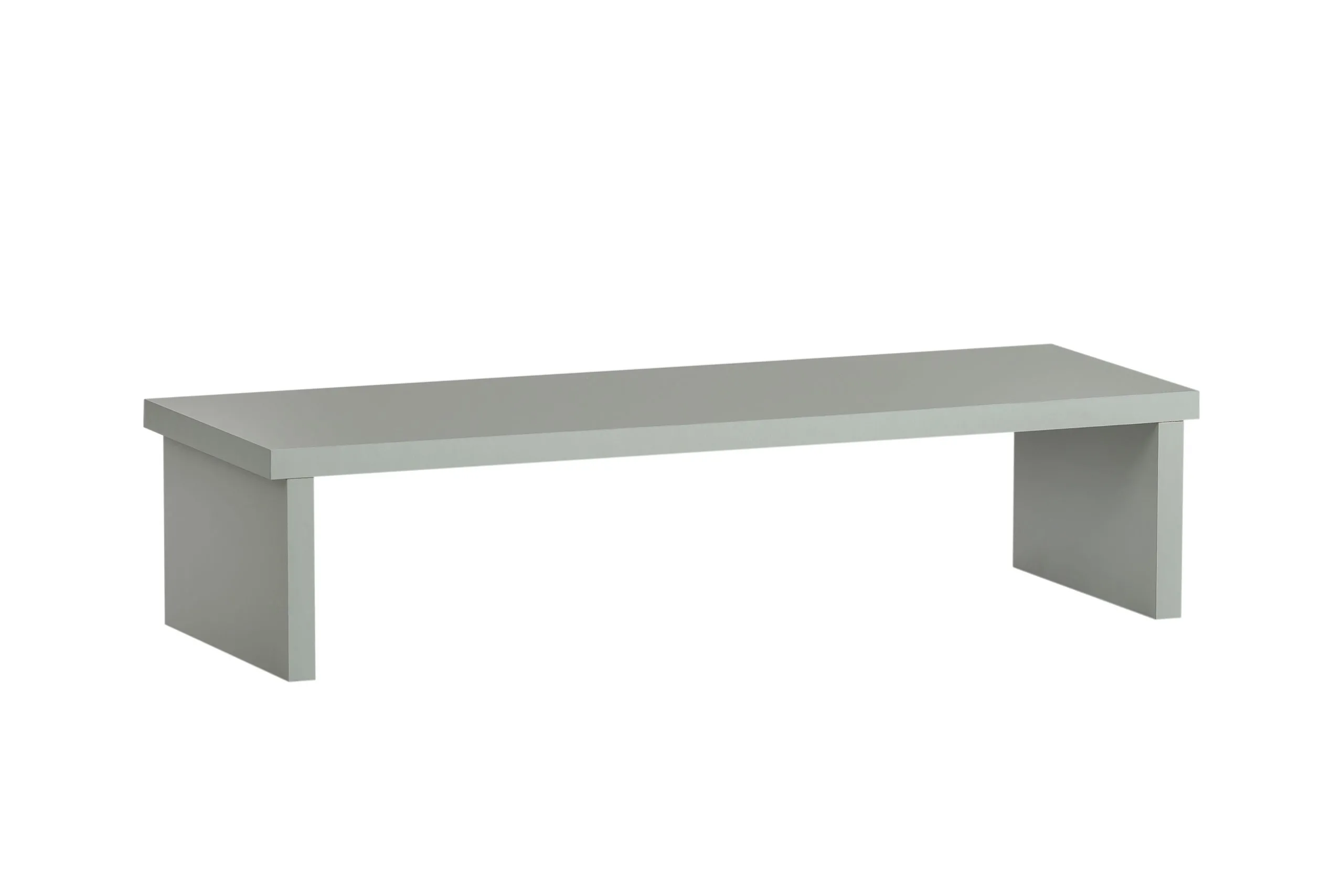 Möbelpartner Monitorständer für Schreibtisch Fox | Small | HxBxT 13x55x20cm | für 1 Bildschirm | Pistazie