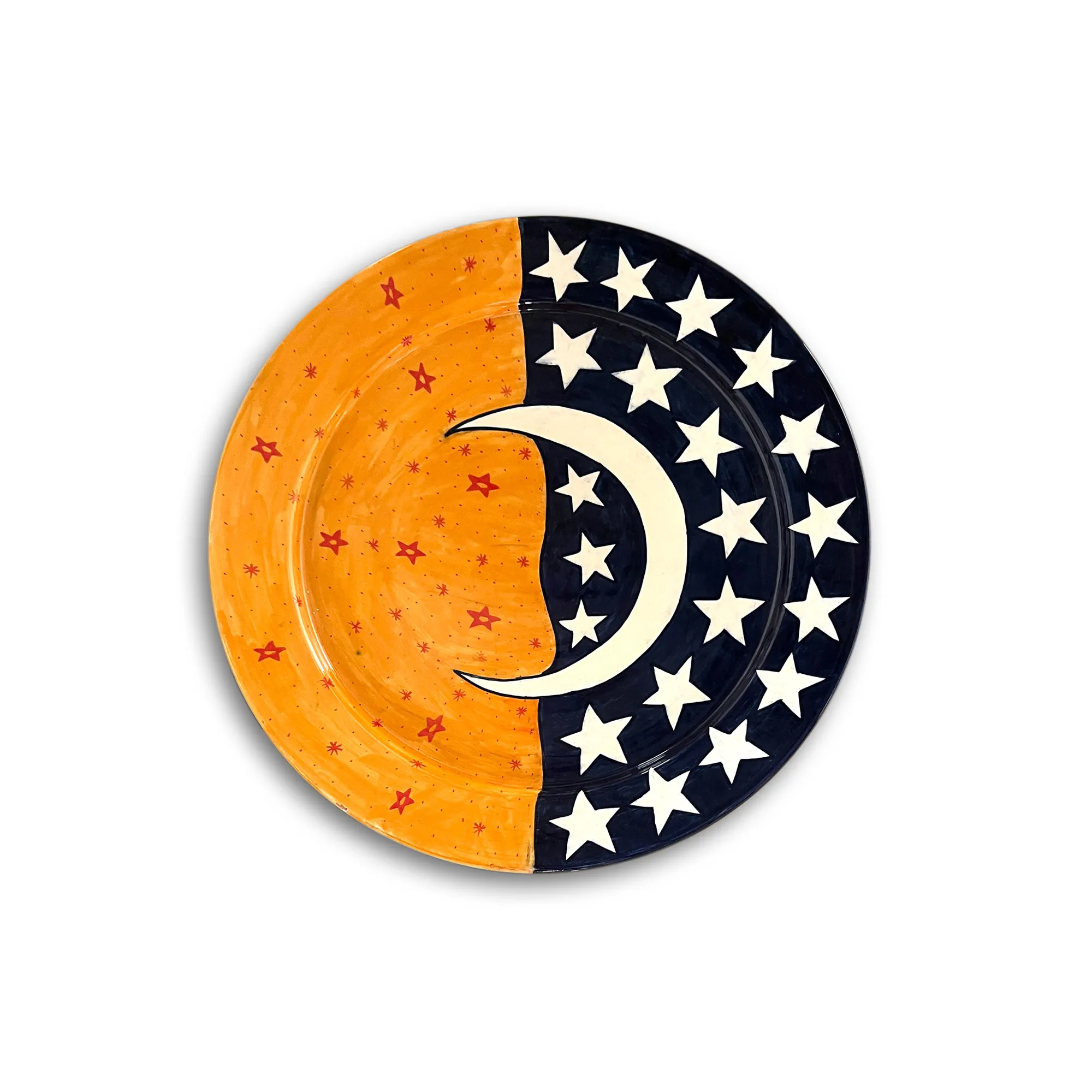 Zierteller 'Mond', multicolor, Ø 40 cm, H 6 cm
