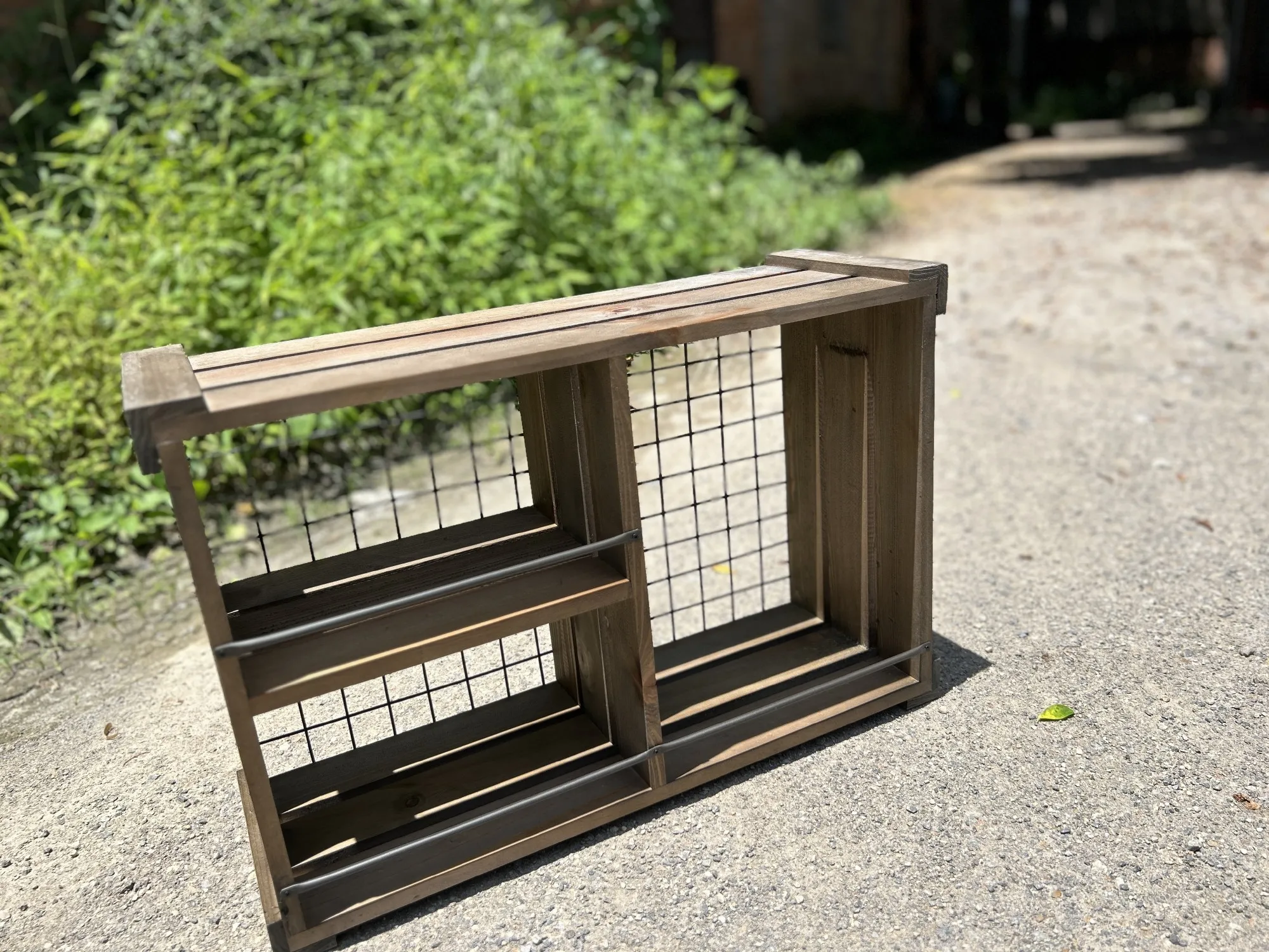 Wandregal mit 3 Fächern, H 40 cm, B 60 cm, L 20 cm