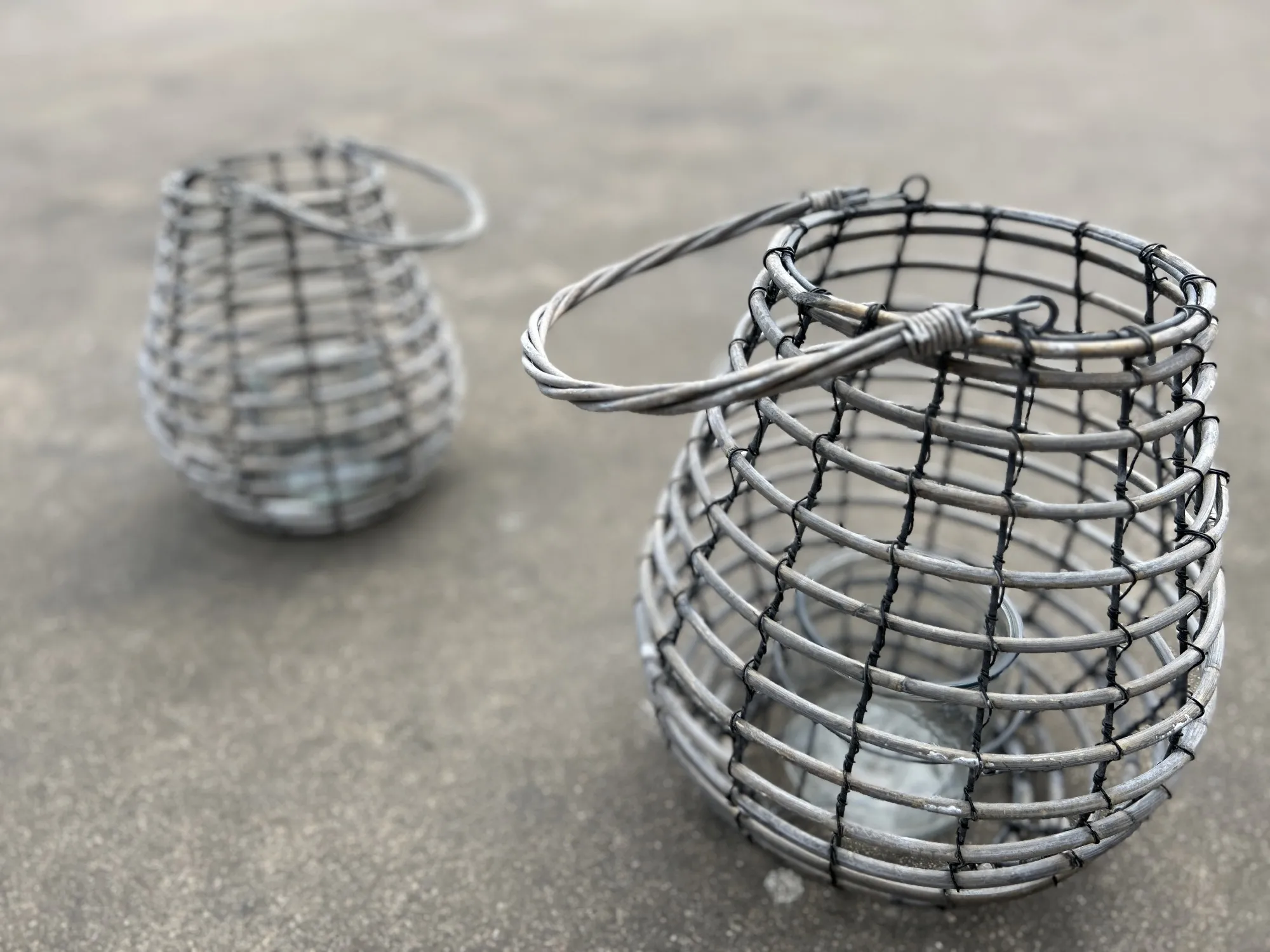 Windlicht 'Grisette', mit Griff, Ø 18 cm, 30 cm