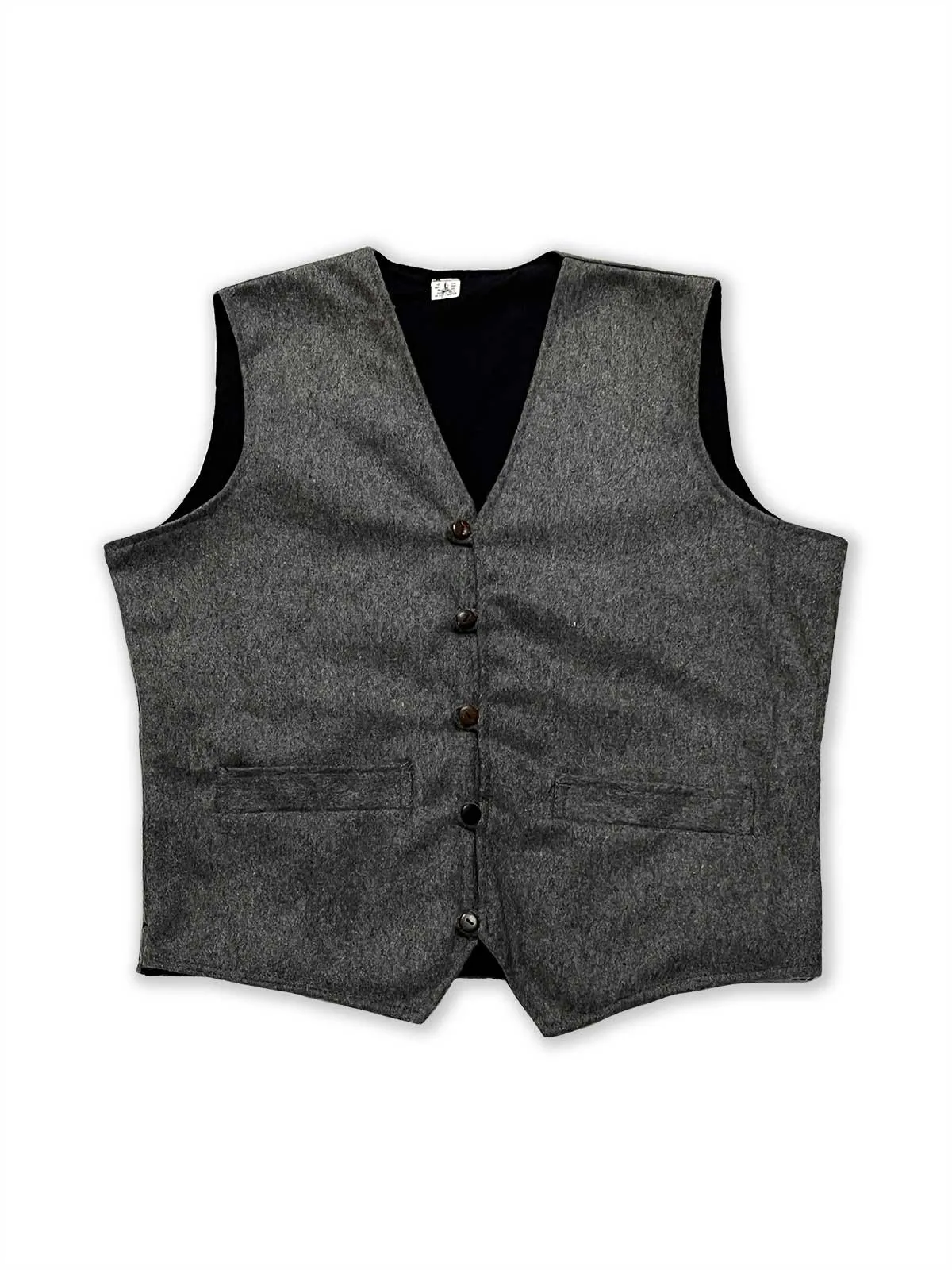 Weste grau, 100% Baumwolle, in 3 Größen