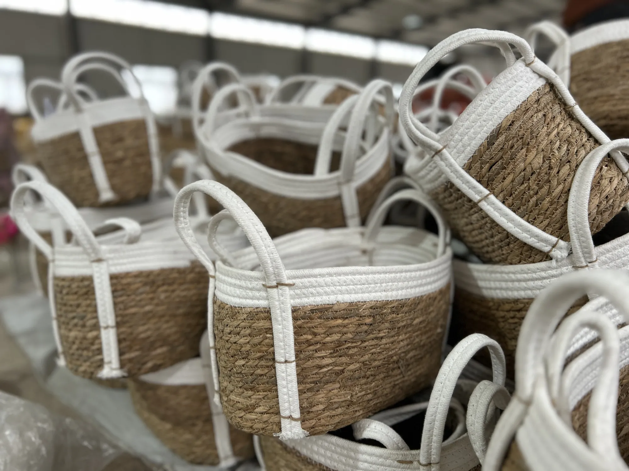 2er-Set Korb 'Chapala' oval, mit Griffen