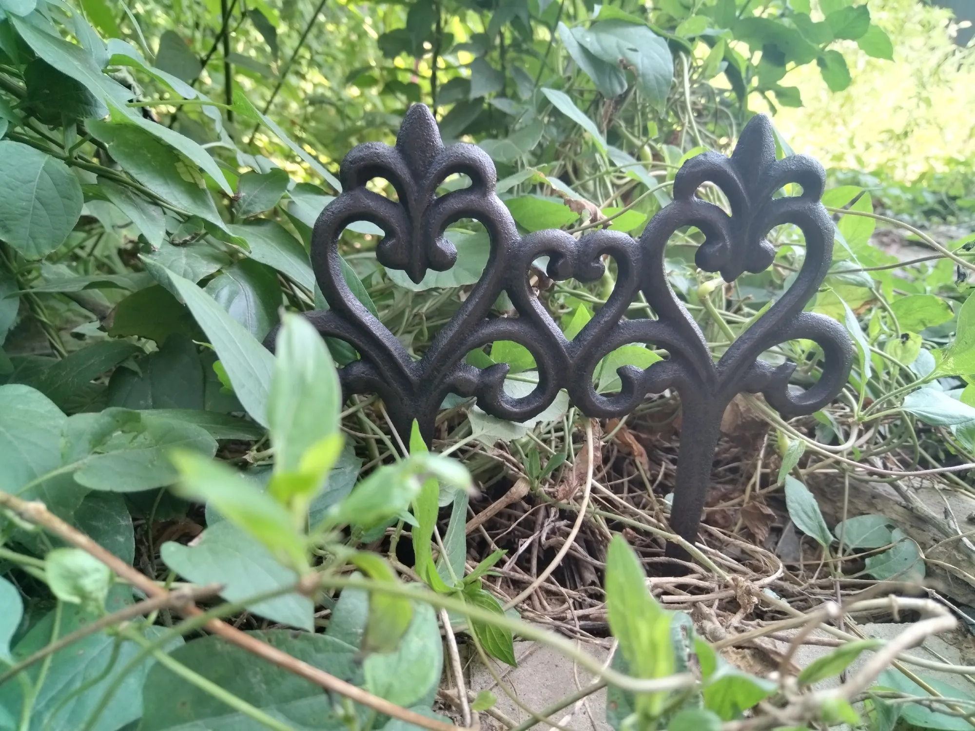 Beetabgrenzung 'Herz', aus Gusseisen, B 25 cm, H 23 cm