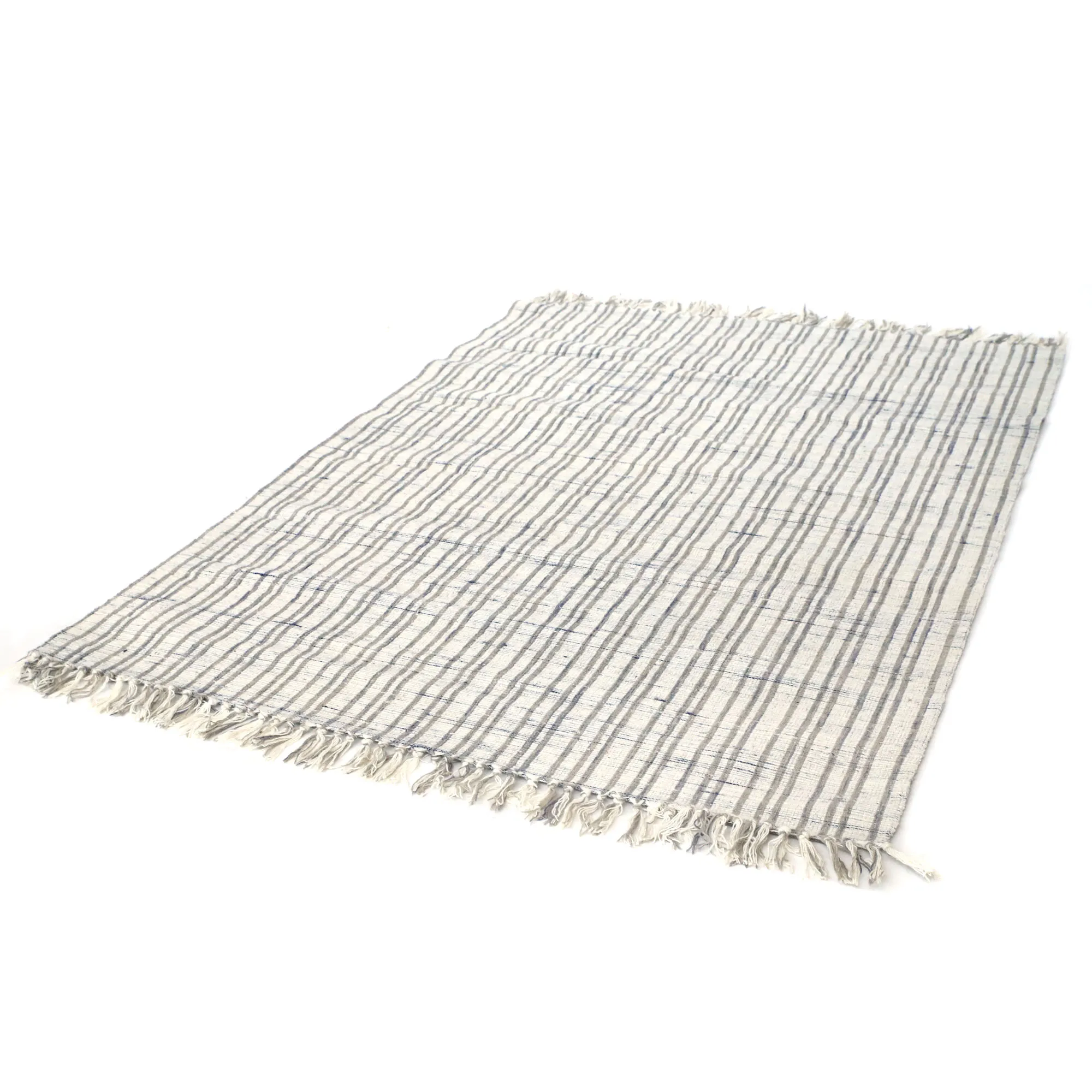 Teppich 'Agapi' weiß, grau, blau, B 200 cm, L 140 cm