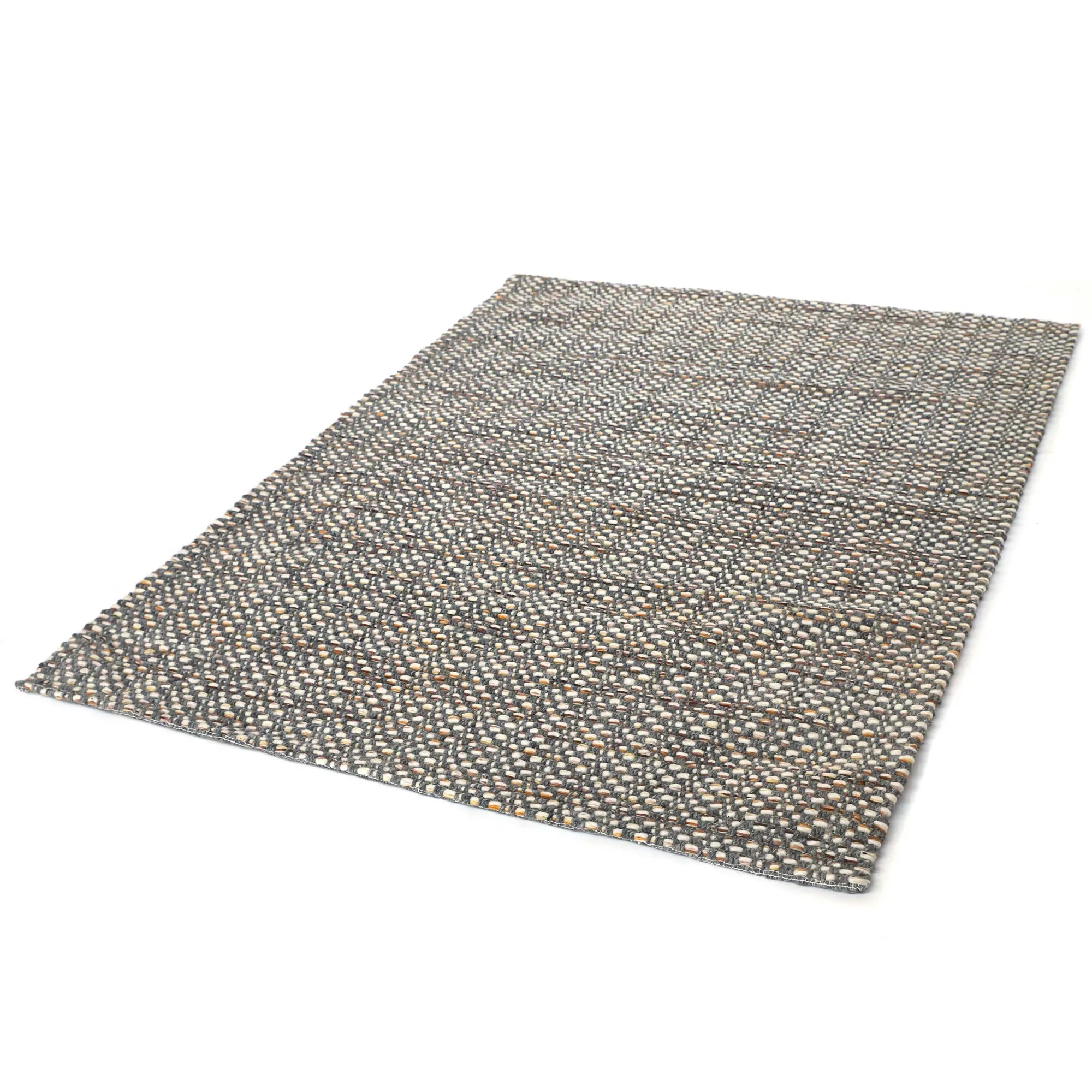 Teppich 'Clia', grau, weiß-braun, B 200 cm, L 140 cm