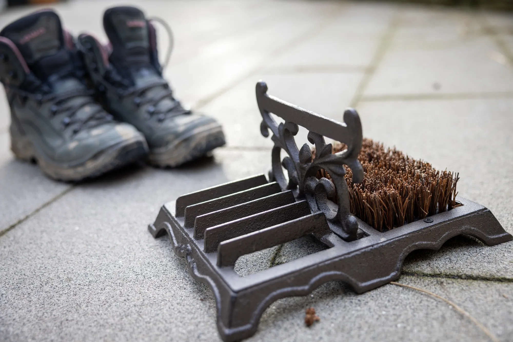 Stiefelbürste 'Derk', aus Gusseisen, B 27 cm, L 22 cm, H 14 cm