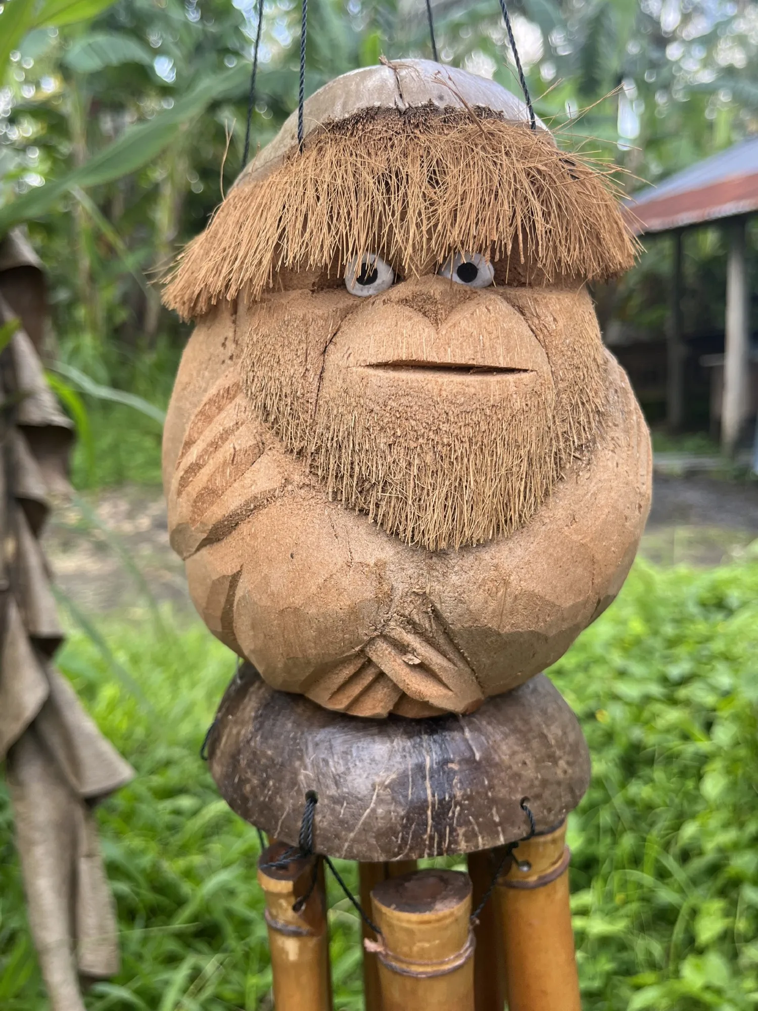 Windspiel 'Monkey', Ø 13 cm, H 90 cm