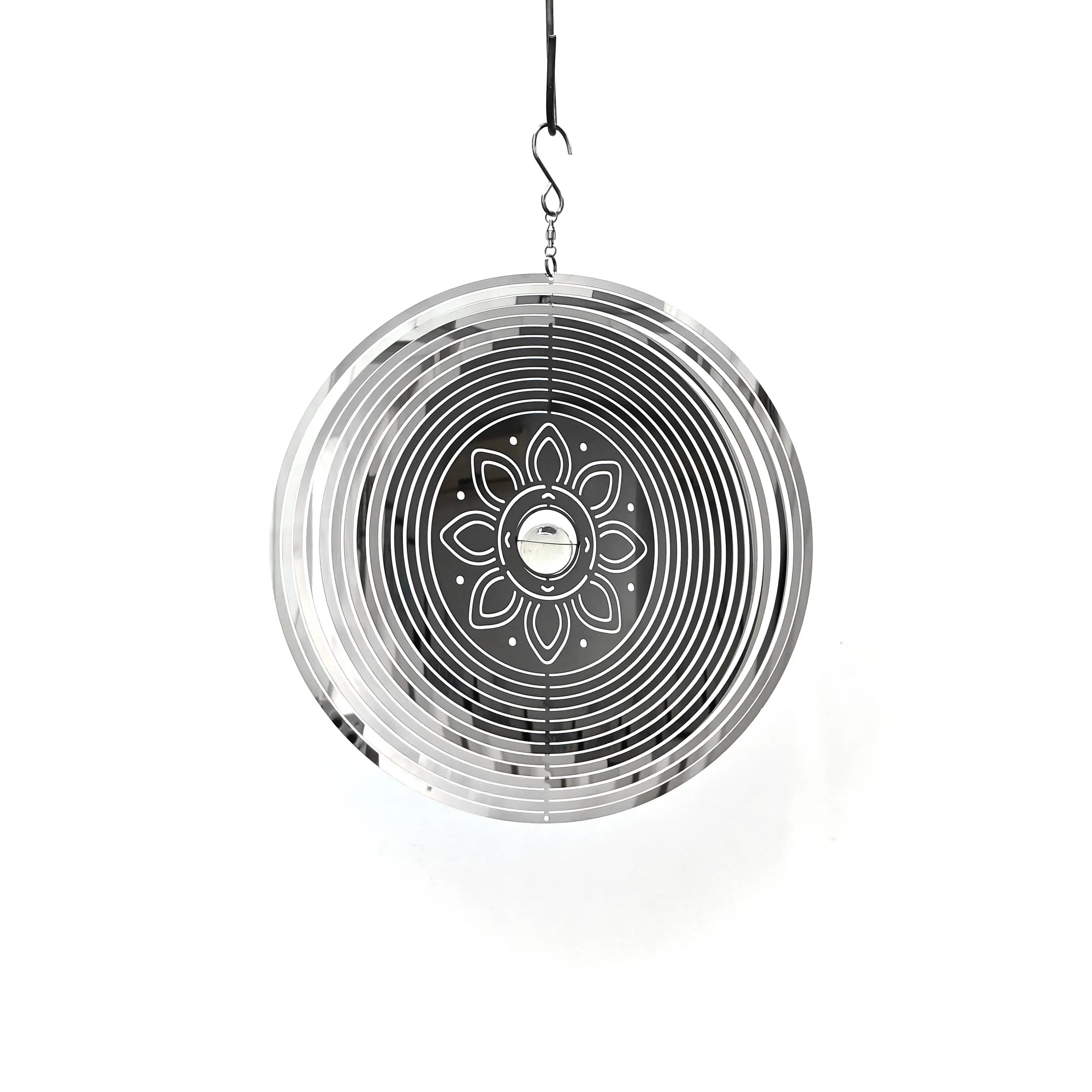 Windspiel 'Soleil', silber, Ø 23 cm