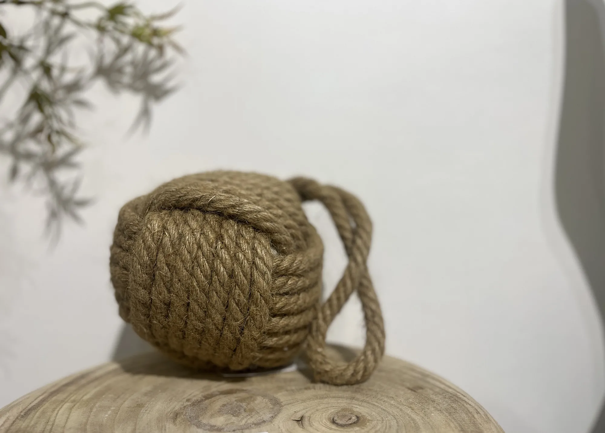Türstopper aus Jute, natur, B 17 cm, T 17 cm, H 33 cm