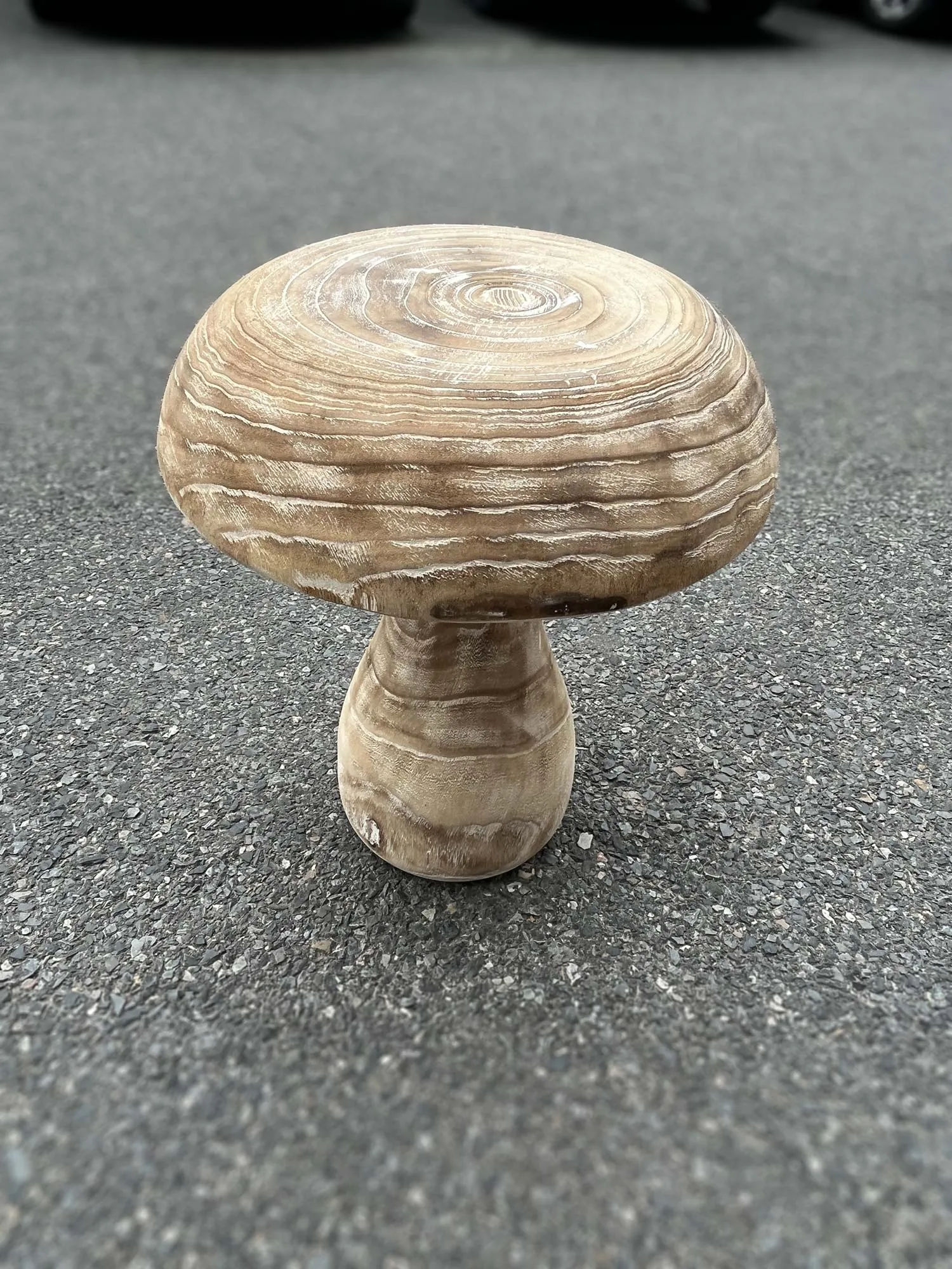 Holzpilz, aus Paulowniaholz, Ø 41 cm, H 48 cm