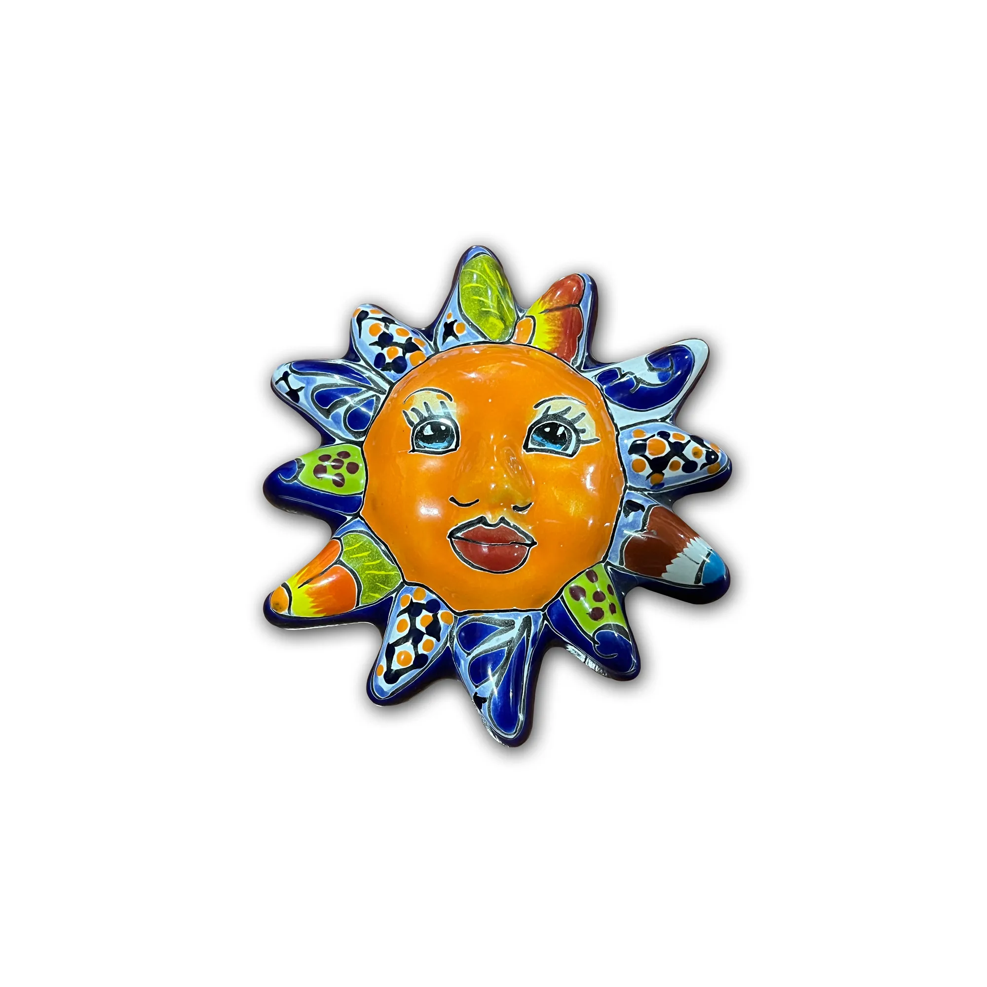 Keramik-Wandschmuck 'Sonne', multicolor, Ø 12 cm , L 4 cm