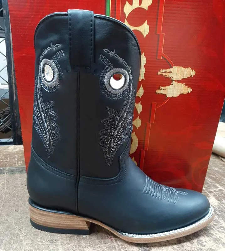 Lederstiefel 'Alegría', schwarz, in 4 Größen