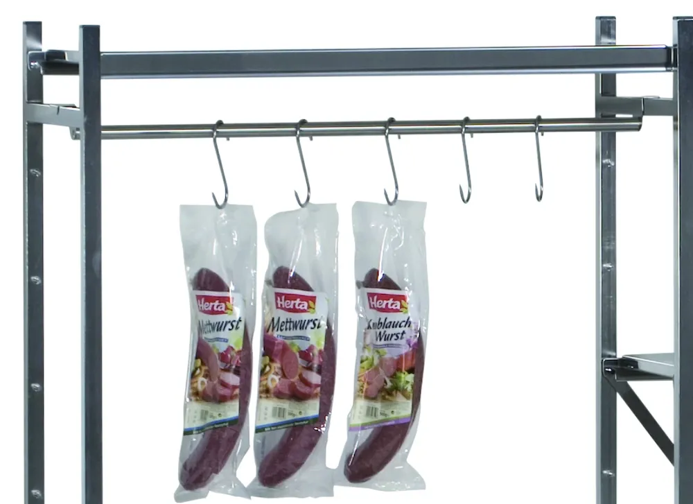 Gehängeschiene für Schulte Lebensmittelregal | 120cm | Aluminium