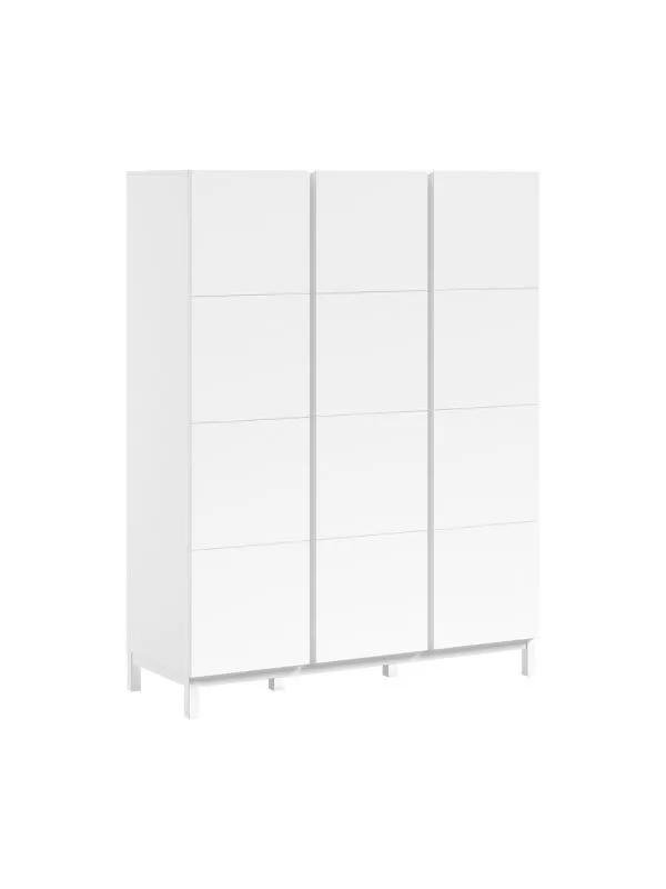 Vipack Kleiderschrank - Eva - 3-türig - Weiß